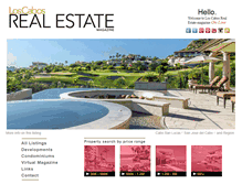 Tablet Screenshot of loscabosrealestate.com